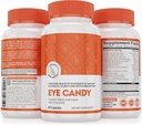 Legacy Wellness Eye Eye Vitamin with Lutein, Dalxanthin, Calcium, Biotin, Copper, Zinc Pills + Supports Vision Health in Aging + Eye Strain From Too Much Screen Time, Dry Eye Suplemen