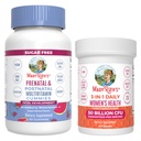 MaryRuth Organics Prenatal Multivitamin Gummies (Strawberry) & 3-in-1 Daily Probiotic Capsules A124; Clean Label Project Verified £124; Breathfeating & Gut Health 124; Vegan, Non-GMO