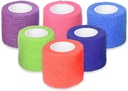 Ever Ready First Aid Self Adherent Cohesive Bandages 2 "x 5 Yard - 12 Count, Rainbow Colors