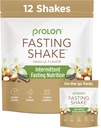 Proton Intermittent Fasting Drink Mix 124; Shake for Intermittent Fasting 124; Vitamin, Fiber, Plant Based Protein, SuperFoods 124; Keto, Vegan, Gluten Free, Daired Free 124; Vanilla, (12)