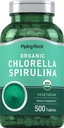 Piping Rock Chlorella Spirulina Organik 124; 500 Tablet 126; Vegetarian Pil 126; Non-GMO, Gluten Free Supplemen