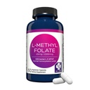 MD Life L-Methylfolat 2.5 mg Suplemen - Professional- Advanced L Methylfolat Aktif - 60 Capsules - L- Methylfolat 2.5mg - Maksimum Potensi MTHFR W / EsculAmino Acids