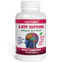 Nattura 5- HTP Supreme - for Positive Mood, Relaxation and Appetite Control - with 5-HTP, L-Tyrosine, L-Lysine, Vitamin B6, FOlate (Folic Acid), Vitamin C (Accorbic Acciles), Calcium - 90 Capsules