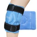 Paket Es REVIX untuk Relief Pain Knee, Menggunakannya kembali Es Gel Lick untuk Injuries Leg, Swelling, Penggantian Lutut Operasi, Terapi Kompres Dingin untuk Arthritis, Meniscus Tear dan ACL Biru