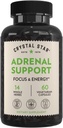 Suplemen Dukungan Bintang Adrenal (60 Kapsul) - Suplemen Cortisol Harian Herbal untuk Relief Stress & Adrenal Fatigue - Siberian Eleuthero, Licorice, Uva Ursi, Astragalus & Fo-ti - Non-GMO