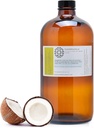 PureC60OliveOil C60 Organic MCT Coconut Oil 1L / 33.8 Fl Oz - 99,95% Karbon Bebas 400mg - Amber Glass Bottle