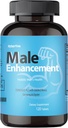 Suplemen Testosteron untuk Men-Tongkat Ali, Maca, L-Arginine HCI & Ginseng for Energy, Stamina & Endurance, Non-GMO, Gluten- Free, 120 Tablet (60Day Supply)