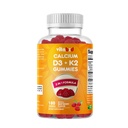 Vitamin D3 + K2 Gummies - Dukungan Kesehatan Bone & Heart - 180 Pectin- Berdasarkan Gummies Vegan