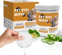 Senlong Eyes Wipes for Dogs - Gently Take Tear Stein - cleaner mata anjing, Debris Eye, Discharge, Discure