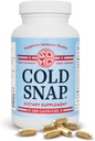 Snap Dynasty Cold Snap - 120ct Kapsul, Pack of 1 - Plant Based Comprehensive Ammune Health Support for All Ages, Rapid Suplemen Dingin dan Flu Dukungan, Tidak Ada Kontrainkasi