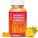 UniVitaSion Vaginal Programpies for Women, 50 Billion CFU - PH Saldo, Vaginal bau, Vaginal Flora, Infeksi Yast Treatment for Women, Vitamin C for Immune Health Pineapple Flavor