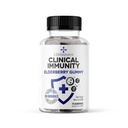 LifeSeasons Clinical Imunity - Elderberry Gummies - Support a Healthy Ammune System - 25 Elderberry Per Gummy - Maltodextrin- Free - Vitamin C, Vitamin D3, Zinc & Elderberry Extract - 75 Gummies