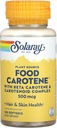 Solaray Food Carotene Capsules, 100.000IU, 100 Count