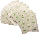 100pcs Transparent Stretch Adhesive Bandage Roll: Film Transparent Dressing Second Skin Heeling Protect Clear Adhesive Bandages Tattoo Supplies (2.8 * 3.1inch)