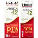 Mediterrania T-Relief Ekstra Kekuatan Relief Pain Arnica + 12 Plant-Based Pain Relievers 100ct Tablets Ekstra Relief Pain Relief 3oz Cream Bundle