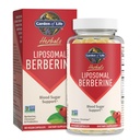 Taman Hidup Lipomal Berberine dan Chromium Picolinate untuk Gula Darah Sehat Sudah Sehat, Gym Metabolisme dan Cholesterol - Progories untuk Distolve Easy - Non GMO, Gluten Bebas, Kosher, 30 Servis