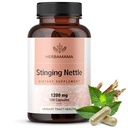 HERBAMAMA Stinging Nettle Capsules - 1200 mg Stinging Nettle Root Extract for Urinary Trakt Support - Vegan, Non-GMO Urtica Dioica Supplemen