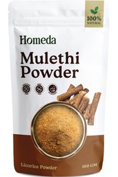Root Powder Organik Licorice (3.5 oz - 100g), Mulethi Powder Organic for Face, Murni Licorice Extract for Skin, Regalz Raiz Organico Dry Liquorice Roots Herb, Extracto De Regalis 0.2 lb