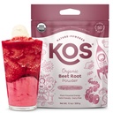 KOS Organic Beet Root Powder, USDA Certified - Superfood Plant Based Beetroot Ingredies for Stamina Increasing, Circulation - Non-GMO, Soy & Gluten- Free, 50 Servings Bag