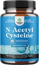 Tambahan NAC N-Acetyl Cysteine 600mg - Gegan Ledakan Tinggi Tidak-Smelly NAC 600 mg Capsules Glutathione Precursor untuk Detox Cleanse & Repair Plus Lung Kesehatan dan Imunitas Dukungan (240ct)