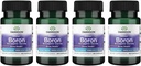 Swanson Boron dari Albion - Boroganic Glycine Suplemen Kesehatan Gabungan & Bone Health - Tinggi Absorpsi Formula May Dukungan Overall Balance - (60 Capsules, 6mg Masing-masing) (4 Pack)