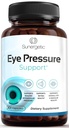Sunergetic Premium Eye Support Tekanan Supplement - Eye Pressure Suplement with Saffron, Lutein, Dalxanthin, Bilberry & Pine Bark - Support Ocular Health & Overall Vision - 30 Count
