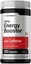 Tambahan Energi Horbäach = 124; 120 Capsules = 124; dengan Caffeine, Ginseng & Vitamin B12; Penjual Booster Energi Harian Pil 124; Non-GMO, Gluten Bebas
