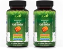 Irwin Maximum Kekuatan Irwin 3-in- 1 Carb Blocker - 84 Liquid Soft- Gels, Paket 2 - Neutralize Carbohydrates - 84 Total Servis