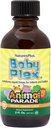 NaturresPlus Animal Parade Baby Plex, Natural Orange Flavor - 2 fl oz, Paket 2 - Liquid Multivitamin untuk Bayi & Toddlers - Sugar Free, Gluten Free - 120 Total Servings