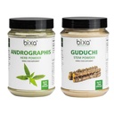 Bixa BOTANIKAL Dukung Liver Wellness 126; Andrographis + Guduchi Powder = 124; Bundle 124; 100% Natural Herbal Suppliment