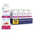 Nepro Nutrition Shake for People on Dialysis, 19g Protein, 420 Kalori, Mixed Berry, 8 fl oz, Pack 24