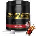 EHP Labs OxyShred Hardcore Super Dosed Pre Workout Powder - Powder pretraining dengan L Glutamine & Acetyl Carnitine, Minuman Boost Energi - 275mg Caffeine - Cali Cola, 40 Servings