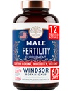 Suplemen Fertilitas Maca Root - Mens Konception Kesehatan Fertilitas Prenatal Vitamins Plus Natural Extracts - Prenatal Fertilitas Suplemen untuk Pria - Pihak 3 Diuji - 120 Capsules, 2 Bulan
