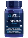 Ekstensi Hidup L- Tryptophan, 500 mg, Envoulges Sehat Serotonin Levels dan Promotes Sehat Tidur, Mood, Stress Response & Satiety, Gluten-Free, Non-GMO, Vegetarian, 90 Capsules
