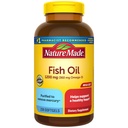 Suplemen Nature Made Oil Omega 3, 1200 mg Softgels, Omega 3 Fish Oil for Heally Heart Suftgels, 230 Softgels, 115 Day Supply