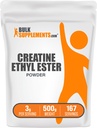 BulkSuplements.com Creatine Ethyl Ester HCl Powder - Creatine Suplemen, Creatine Ethyl Ester Poader - Unflafedeled & Gluten Free, 3g per Serving, 500g (1,1 lbs) (Paket 1)