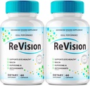 IDEAL PERFORMUCE (2 Pack) Revisi Pills Eye Advanced Vision 2.0 Eye Care Complex Vitamin Capsules Pro (120 Capsules)
