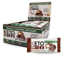 Keto Wise Fat Bombs - Dibuat dengan Chocolate mengandung MCT Oil - Low Fat, Low Carb dan Keto Friendly Snack - 7g Fat, 2g Net Carbs 126; Peanut Caramel Nougat, Paket 16