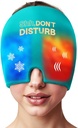 Migraine Relief Cold Cap - Reconable Gel Ice Pack Head Crap for Headaches, Puffy Eyes, Sinus Pressure, Hangover - 360 ° Compression Migraine Hat for Women & Men - Cooling Cap for Tension & Stress Relief