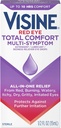 Visine Multi- Symptom Eye Drops - Astringent, Lubricant & Retiever for Irrotated, Dry, Red Eyes - 0.5 fs. oz