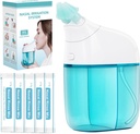 Sistem Irigasi Nasal dengan 30 Saline Packets Nasal Care, Sinus Rinse Machine, Nasal Rinse Machine, Nasal Cleaner dengan Auto Tour Complection Fungsi untuk Sinus, Nasal Allergies - Hijau