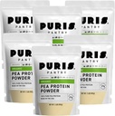 PURIS Powder Organik Pea Protein - USDA Organik Vegan Protin 126; 27g Plant Protein Per Serving 124; Non-GMO GMO Gluten- Free Soy- Free Alag 124; Clean Label 124; Smooth Tasy 124; 2 Lb (6 Pack)
