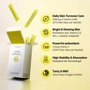 VITALBEAUTIE Super Retinol C (Powder, Perbaikan Kulit) 30 Packet Liquid Collgen for Women, Super Collagen Lift Shot