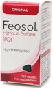 Feosol Ferrous Sulfate Iron, Original, Tablet 120 ea (Paket 4)