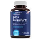 Suplemen Penuaan Penuaan Antioksidasi SOD - 400mg Dismutase - Alpha Lipoic Acid - Green Tea Extract - L-Arginine - Lysine - AKG - Vitamin A dan E untuk Imune Tambahan -120 Capsules