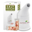 Natural Solution Ceramic Pink, Cleans The Respiratory System Great for Allergy, Astma Relief, dan Kondisi Repiratory lainnya, Salt Inhaler, 1 Count