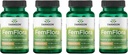 Swanson FemFlora - Feminin Probiotic Supplement Suplemen Flora of The Mouth, GI Tract, dan Vagina - Progories for Women with 9 Milyar CFU Per Capsule - (60 Capsules) (4 Pack)