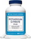 The Vitamin Shoppe Potasium Citrate 99MG - Mendukung Kesehatan Kardiovaskular, Promoses Cellular Fungsi, dan Membantu Mempertahankan Keseimbangan Elektrolit untuk Kesumur Overall (300 Capsules)