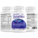 Advanced Sciatic Nerve Dukung Relief: Alpha Lipoic Acid - 18 in 1 Sciatica Suplemen - Vitamin B Kompleks - Dibuat di USA (120 Count (Paket 1)))