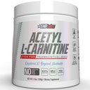 Asetil EHP Labs Acetyl L Carnitine Powder - Mendukung Produksi Energi Alam, Asisten dalam Fungsi Otak Sehat, Mendukung Kesehatan Jantung, Vegan, Gluten Bebas, Non GMO - 100 Hamba